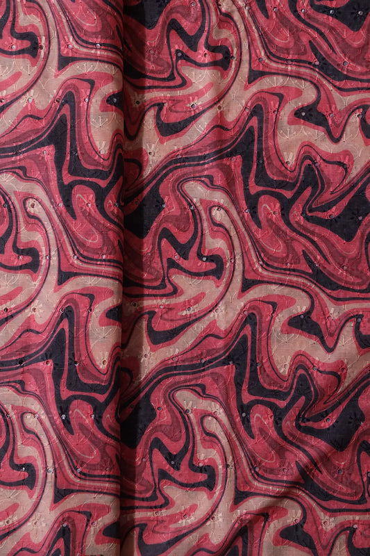 AIzaSyBcstauz-XMPRhEY21AUzeo032pxrXB5Ug - Abstract Digital Print On Hakoba Cotton Embroidery Fabric