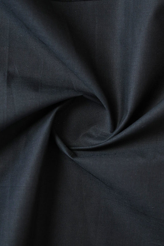 AIzaSyBcstauz-XMPRhEY21AUzeo032pxrXB5Ug - Black Dyed Pure Cotton Fabric