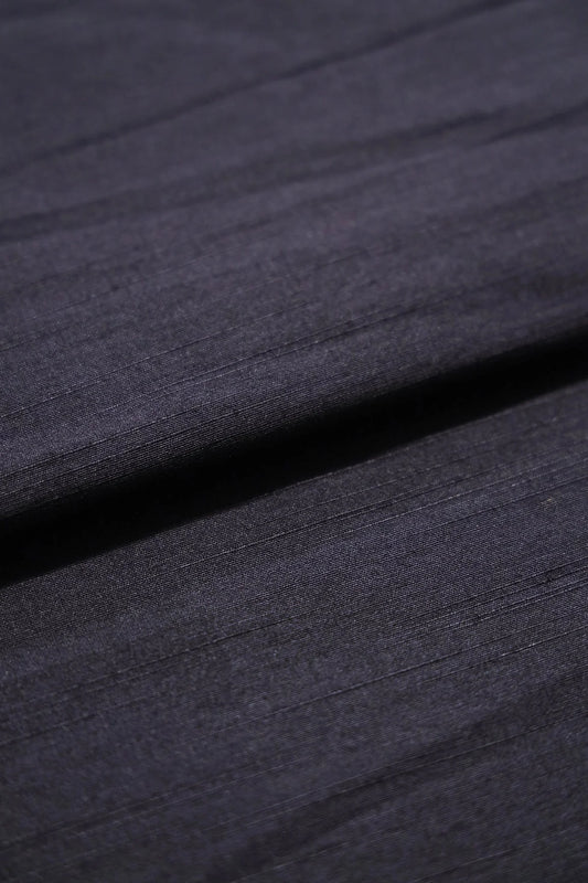 AIzaSyBcstauz-XMPRhEY21AUzeo032pxrXB5Ug - Black Raw Silk Fabric