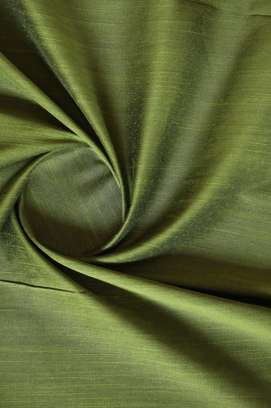 AIzaSyBcstauz-XMPRhEY21AUzeo032pxrXB5Ug - Dark Olive Raw Silk Fabric
