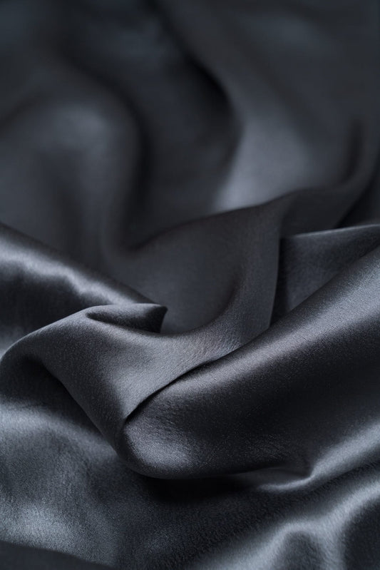 AIzaSyBcstauz-XMPRhEY21AUzeo032pxrXB5Ug - Grey Dyed Satin