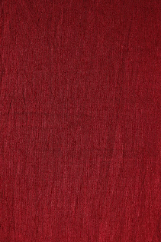 Maroon Raw Silk Fabric