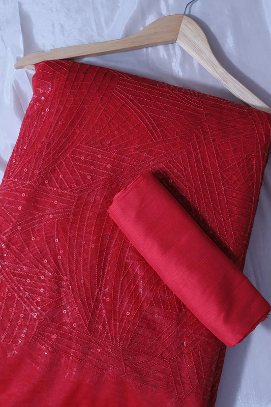 Red Saree set (2 Piece)