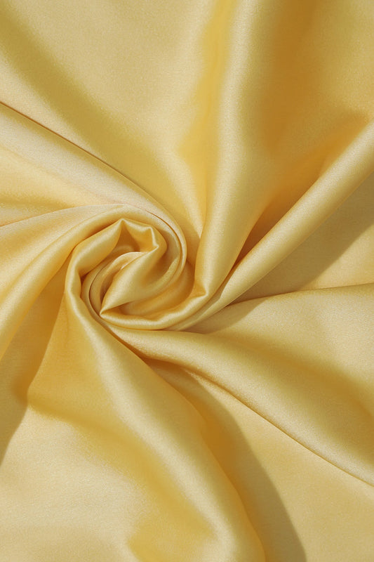 Lime Yellow Dyed Satin