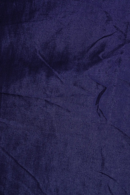 Navy Blue Dyed Santoon Fabric