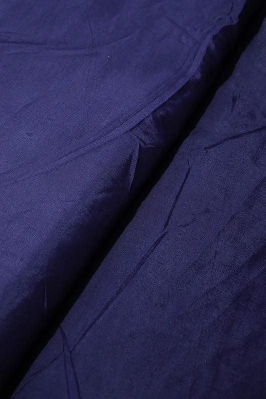 Navy Blue Dyed Santoon Fabric