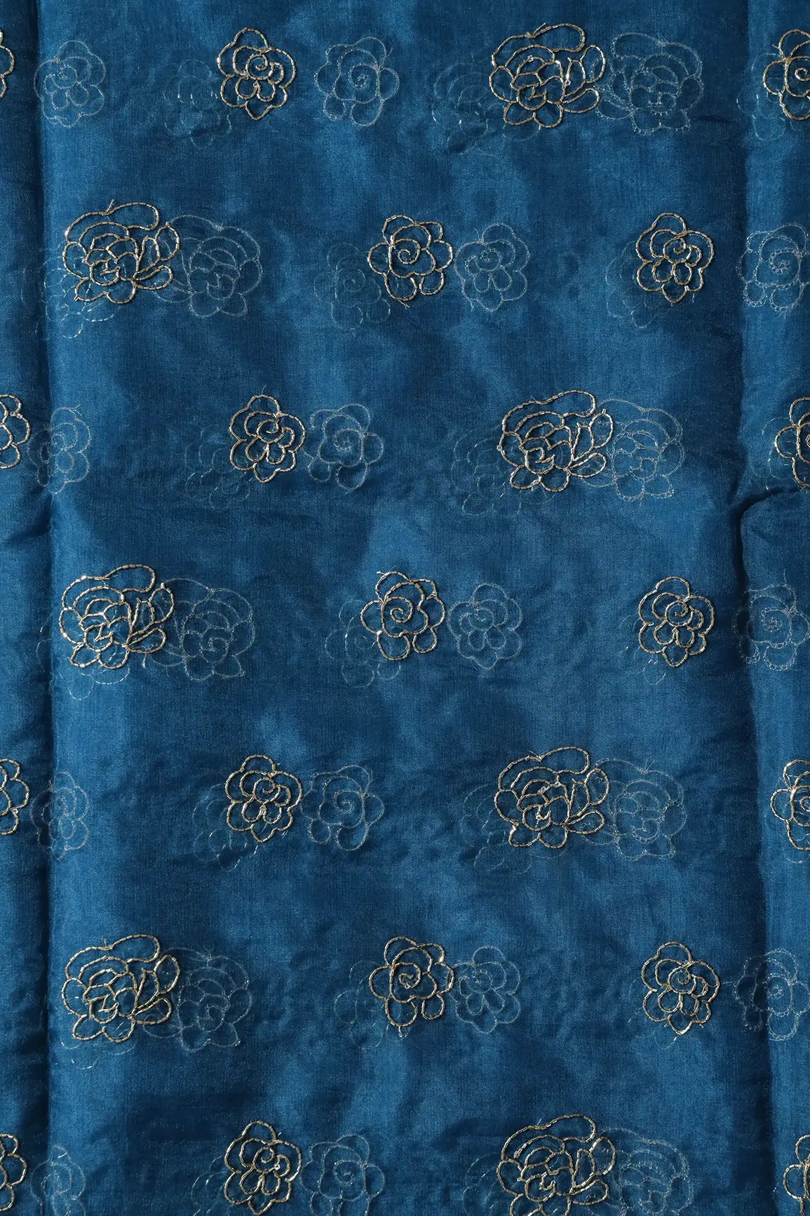 AIzaSyBcstauz-XMPRhEY21AUzeo032pxrXB5Ug - Cut Dana Beads Beautiful Floral Embroidery On Rama Organza Fabric