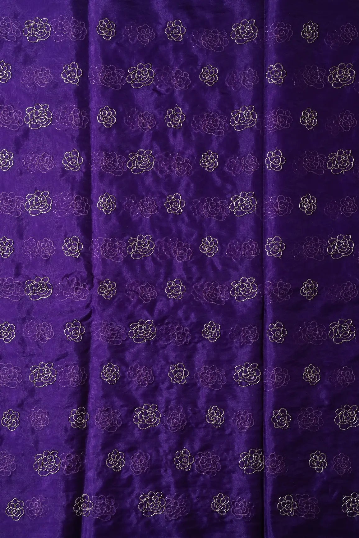 AIzaSyBcstauz-XMPRhEY21AUzeo032pxrXB5Ug - Cut Dana Beads Beautiful Floral Embroidery On Purple Organza Fabric
