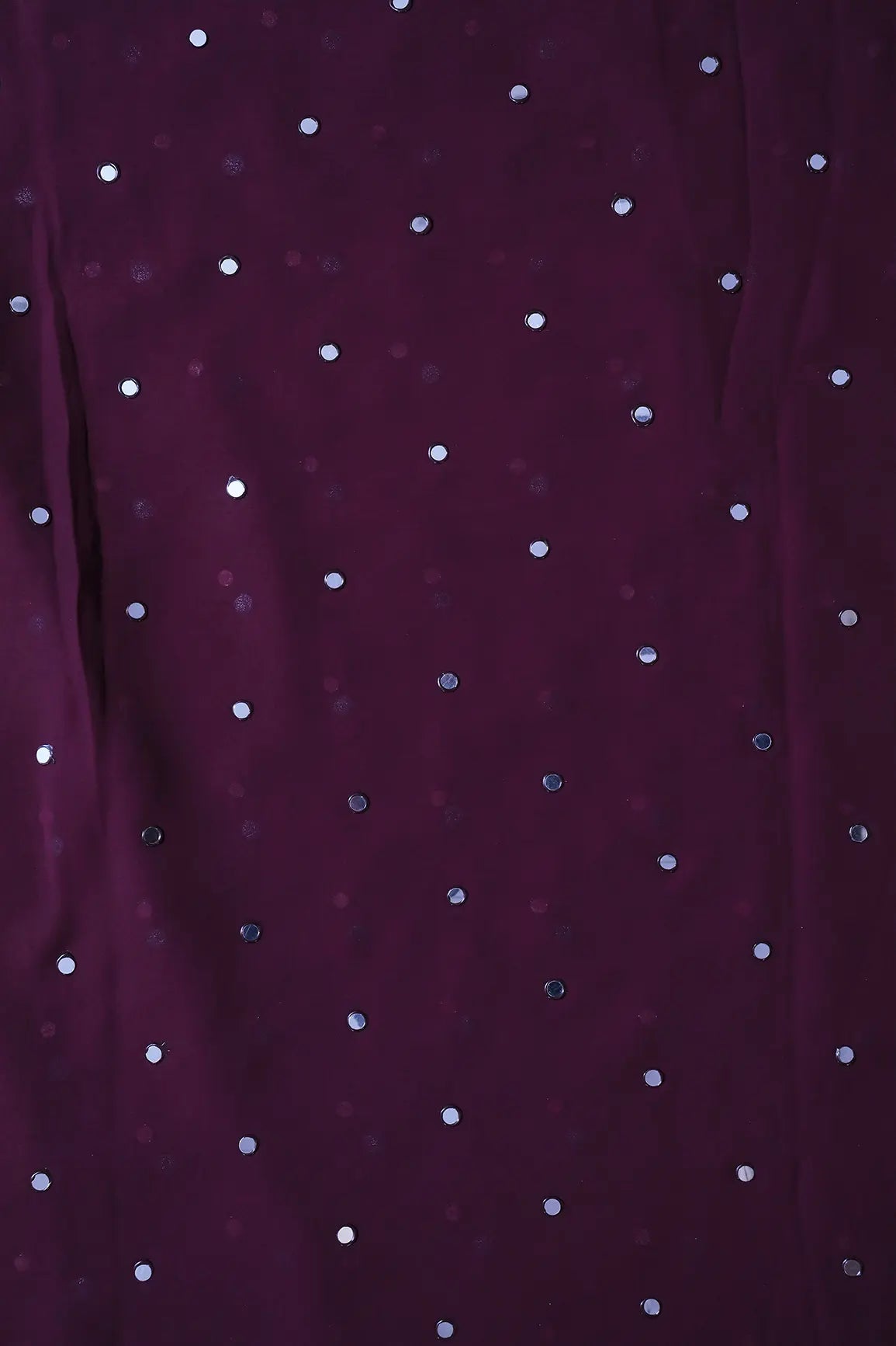 AIzaSyBcstauz-XMPRhEY21AUzeo032pxrXB5Ug - Beautiful Real Mirror Embroidery Work On Wine Georgette Fabric