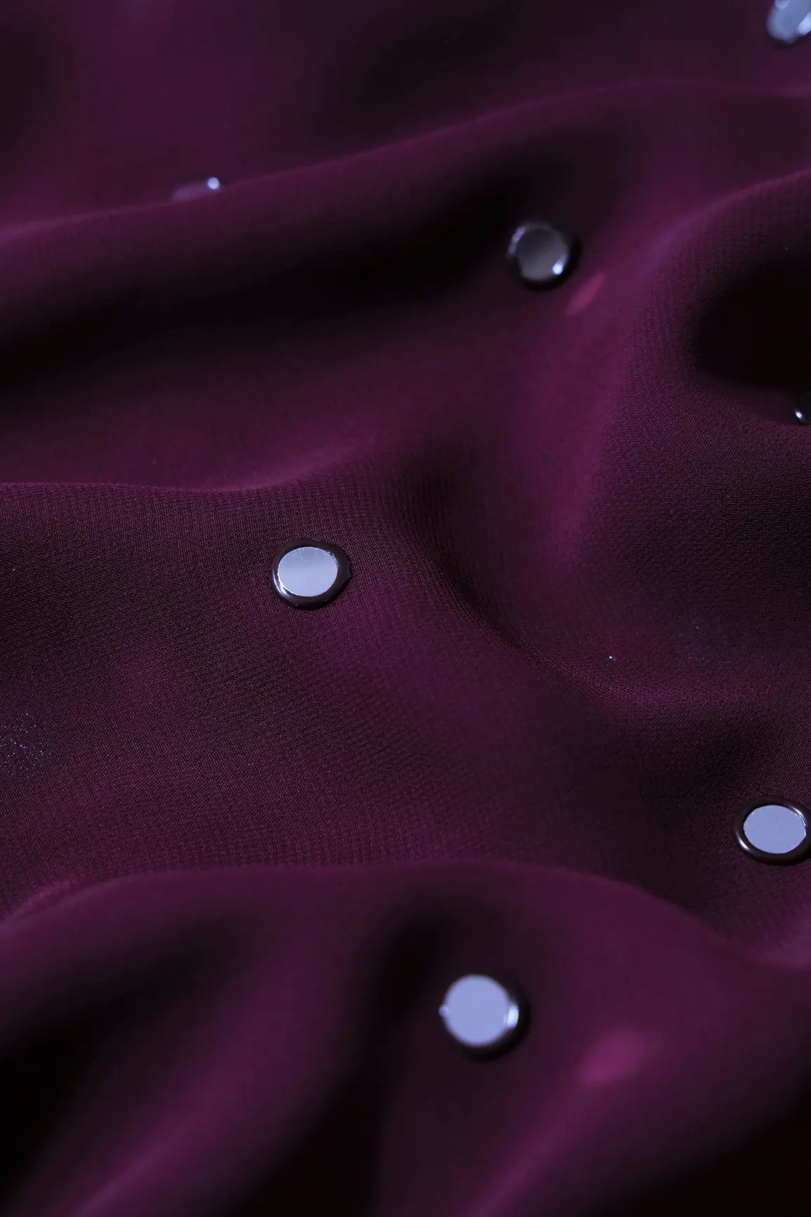 AIzaSyBcstauz-XMPRhEY21AUzeo032pxrXB5Ug - Beautiful Real Mirror Embroidery Work On Wine Georgette Fabric