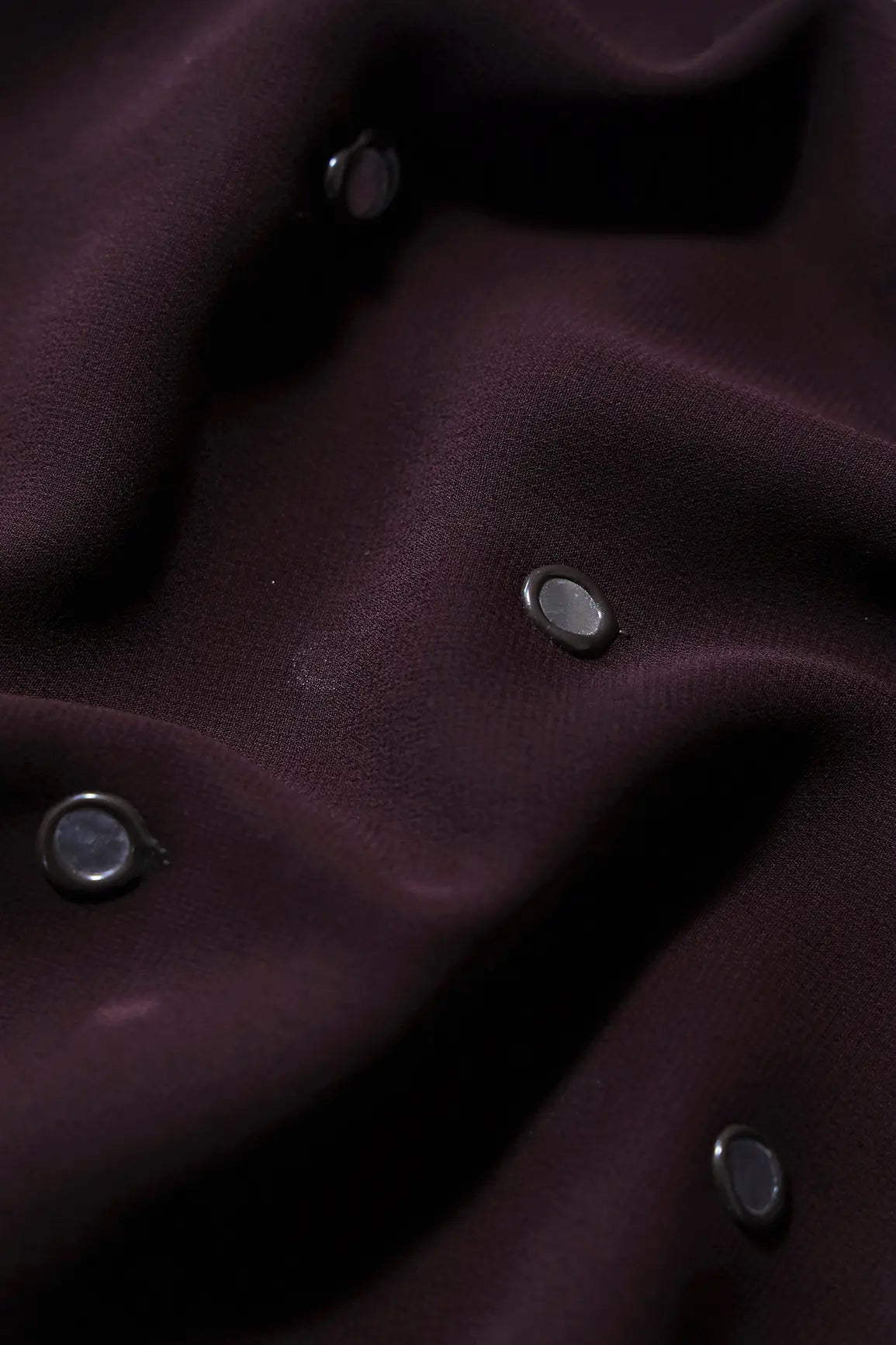 AIzaSyBcstauz-XMPRhEY21AUzeo032pxrXB5Ug - Beautiful Real Mirror Embroidery Work On Dark Brown Georgette Fabric