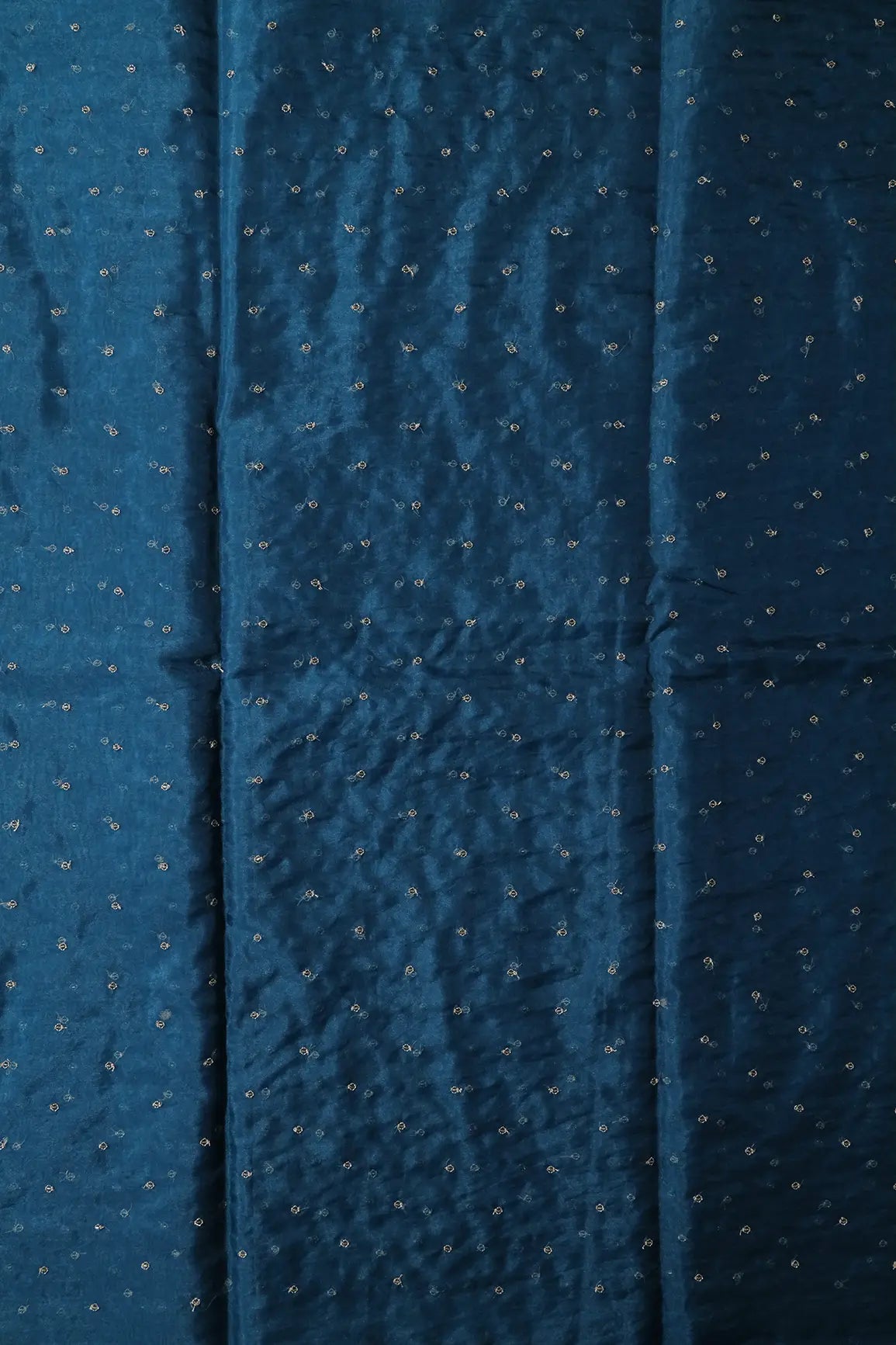 AIzaSyBcstauz-XMPRhEY21AUzeo032pxrXB5Ug - Cut Dana Beads With Zari Small Motif Embroidery On Rama Organza Fabric