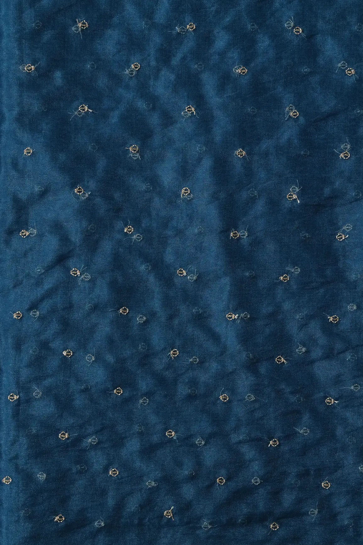 AIzaSyBcstauz-XMPRhEY21AUzeo032pxrXB5Ug - Cut Dana Beads With Zari Small Motif Embroidery On Rama Organza Fabric