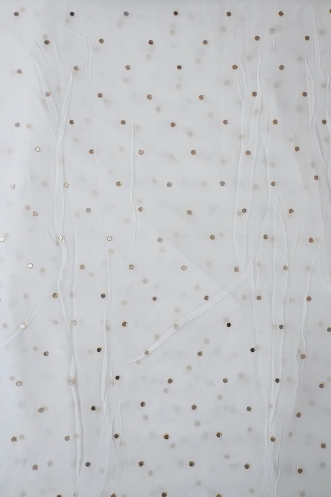 AIzaSyBcstauz-XMPRhEY21AUzeo032pxrXB5Ug - Beautiful Real Mirror Embroidery Work On Dyeable White Georgette Fabric