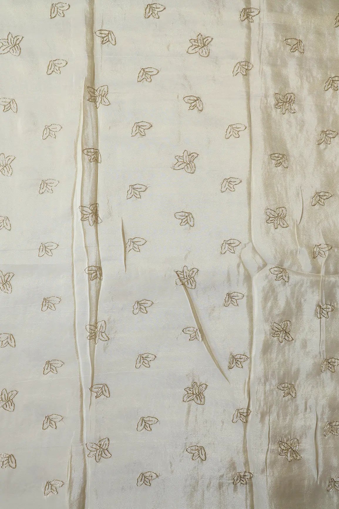 AIzaSyBcstauz-XMPRhEY21AUzeo032pxrXB5Ug - Beautiful Cut Dana Beads Floral Embroidery Work Dyeable Pure Viscose Zari Tissue Fabric