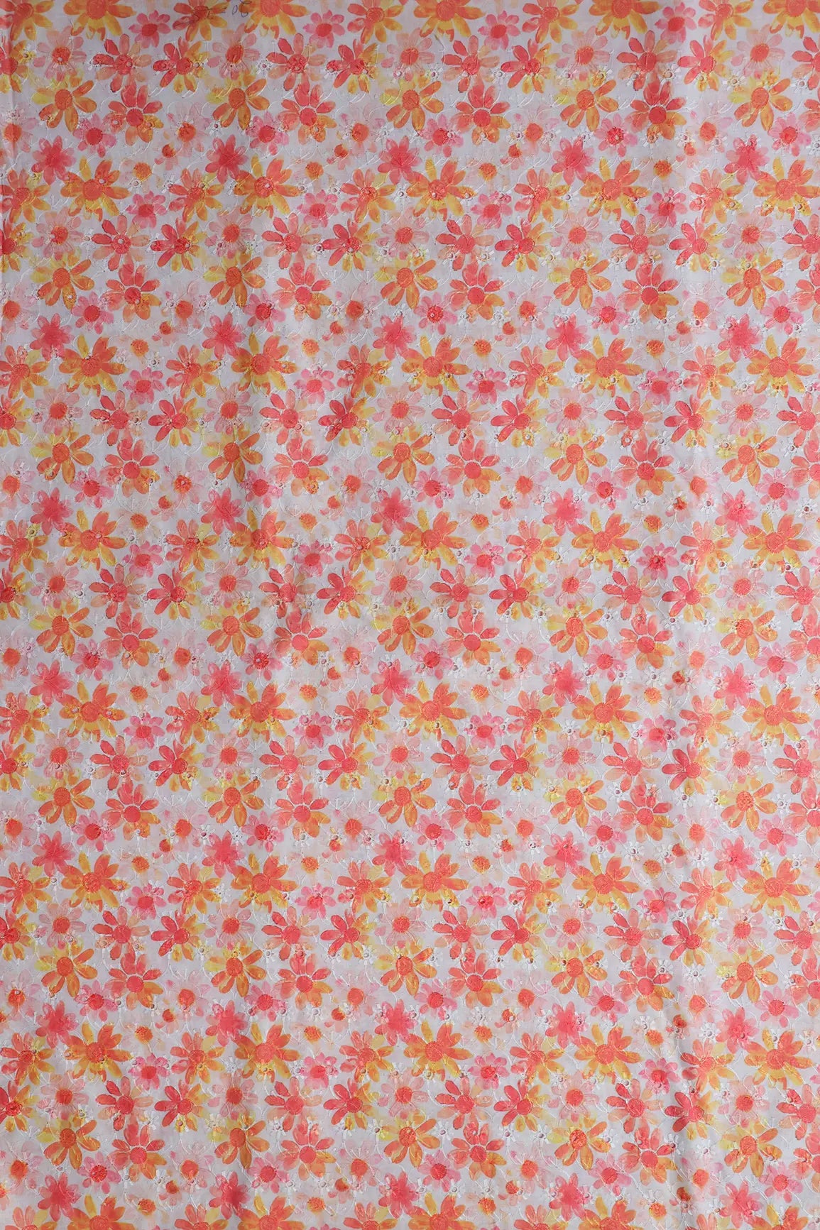 AIzaSyBcstauz-XMPRhEY21AUzeo032pxrXB5Ug - Floral Digital Print On Hakoba Cotton Embroidery Fabric