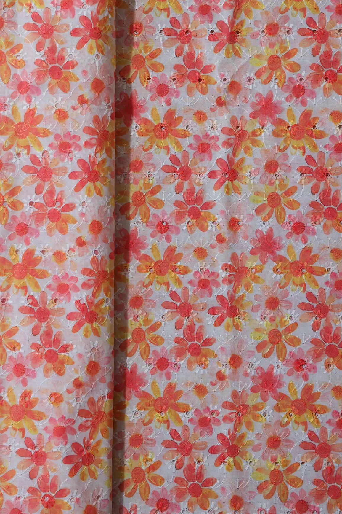 AIzaSyBcstauz-XMPRhEY21AUzeo032pxrXB5Ug - Floral Digital Print On Hakoba Cotton Embroidery Fabric