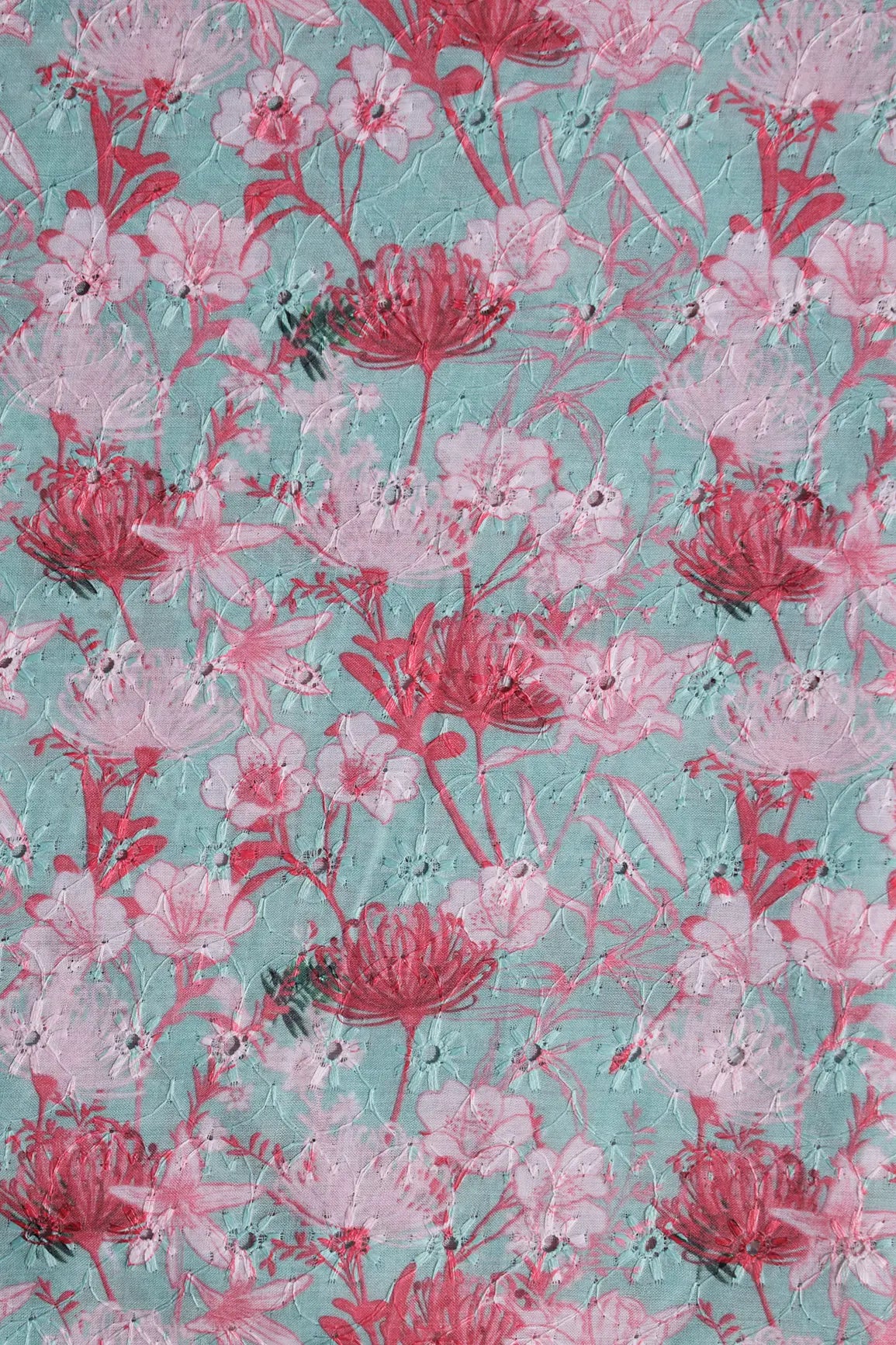 AIzaSyBcstauz-XMPRhEY21AUzeo032pxrXB5Ug - Floral Digital Print On Hakoba Cotton Embroidery Fabric