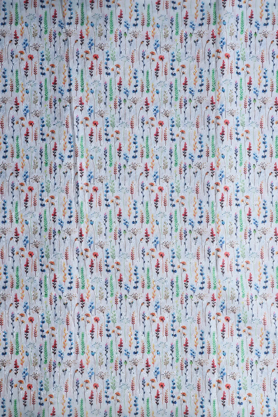 AIzaSyBcstauz-XMPRhEY21AUzeo032pxrXB5Ug - Floral Digital Print On Hakoba Cotton Embroidery Fabric