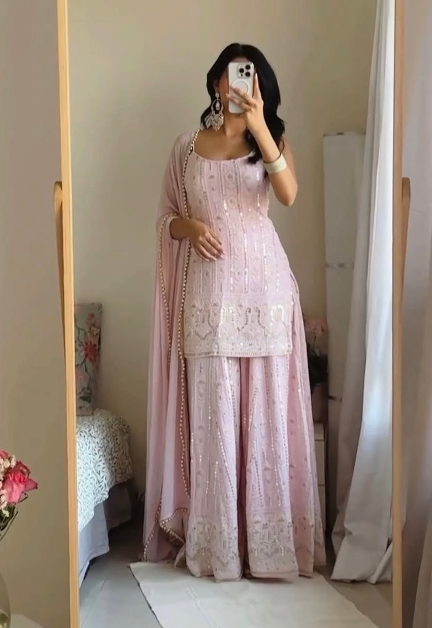 Zariya Designer Sharara Suit