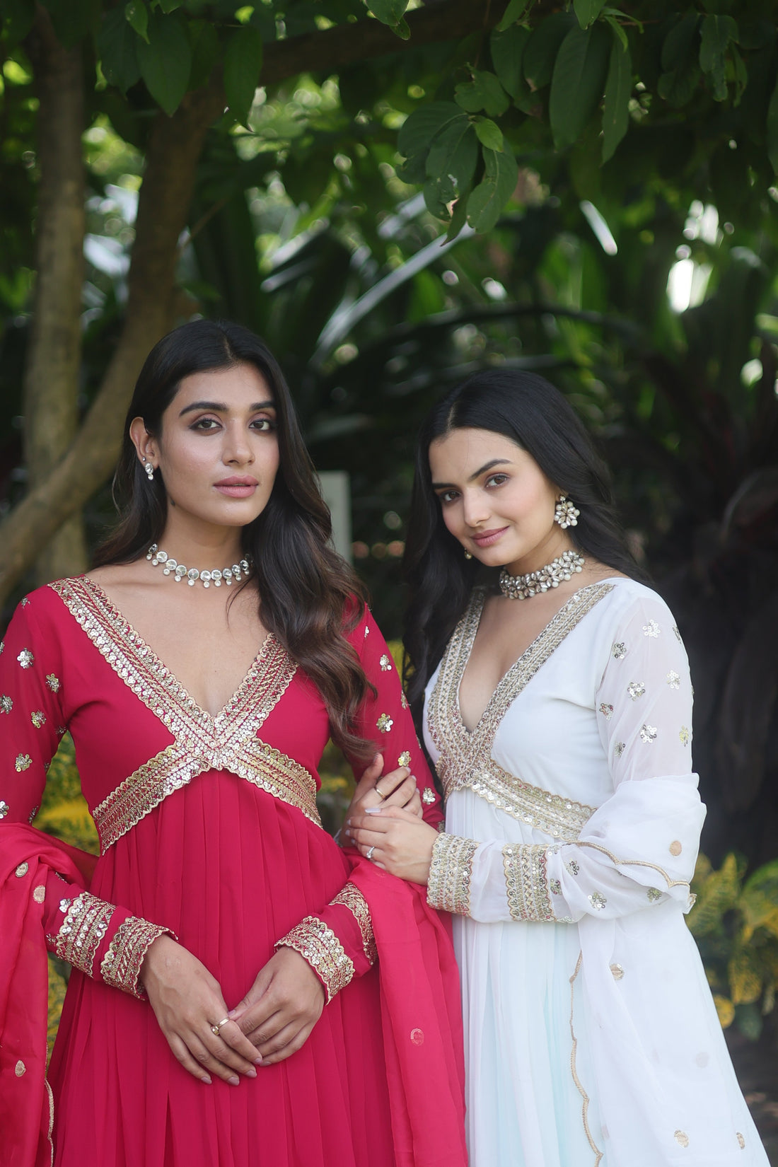 Readymade Alia Cut Gown With Dupatta