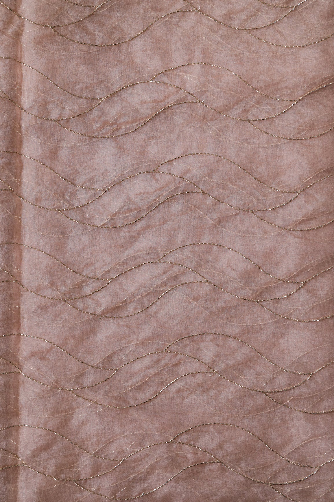 AIzaSyBcstauz-XMPRhEY21AUzeo032pxrXB5Ug - Cut Dana Beads Wonderful Wavy Embroidery On Beige Organza Fabric