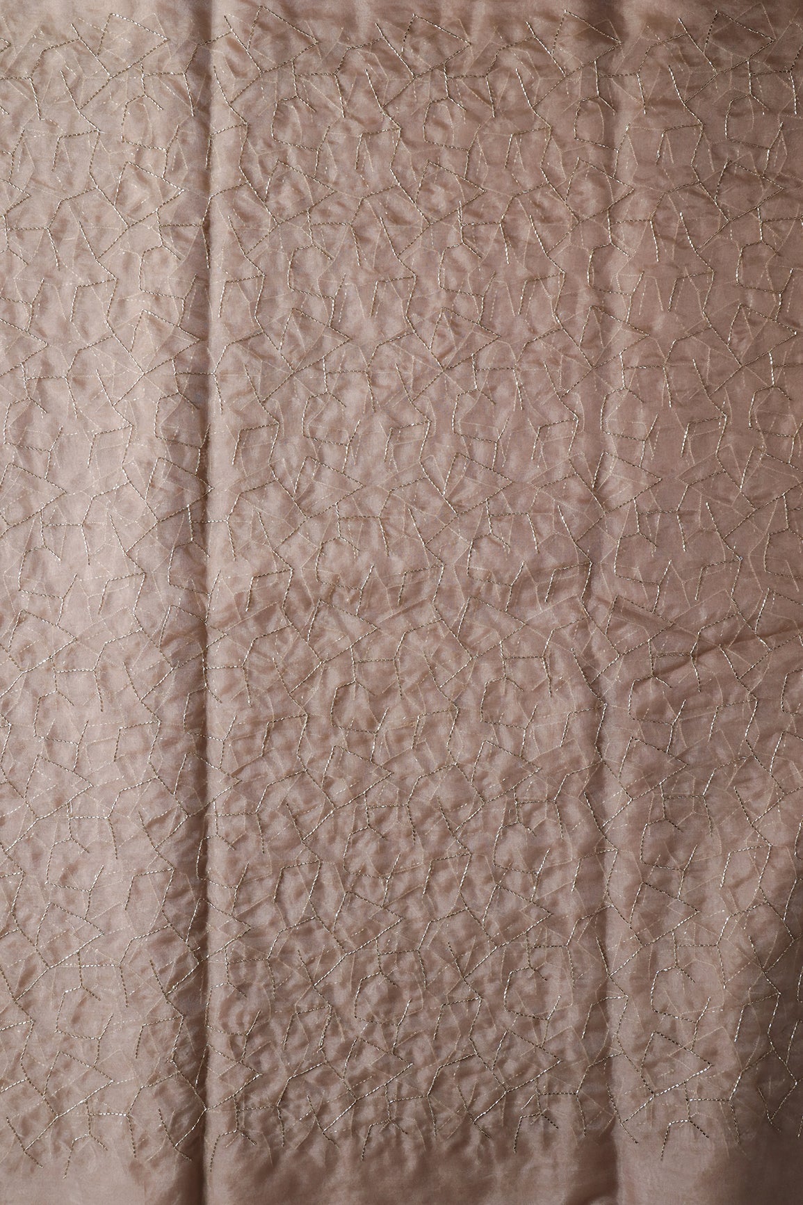 AIzaSyBcstauz-XMPRhEY21AUzeo032pxrXB5Ug - Cut Dana Beads Appealing Abstract Embroidery On Beige Organza Fabric