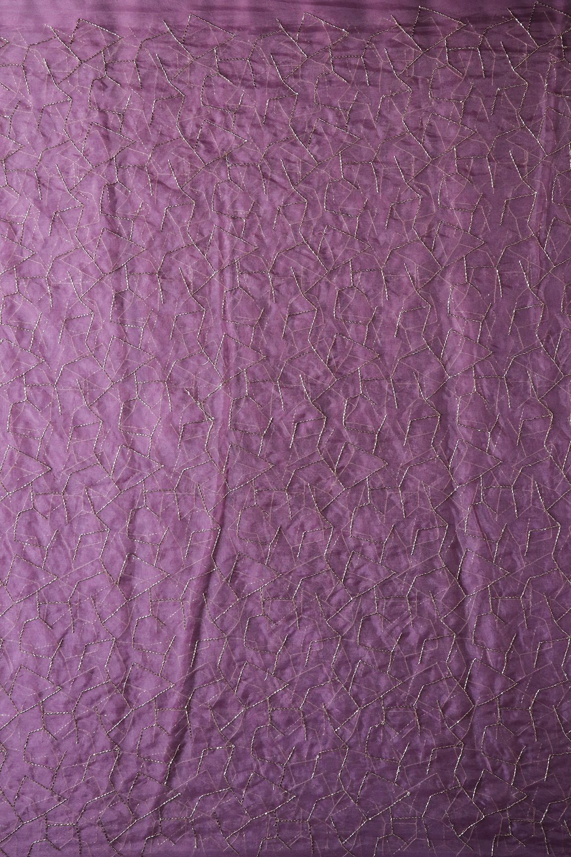 AIzaSyBcstauz-XMPRhEY21AUzeo032pxrXB5Ug - Cut Dana Beads Appealing Abstract Embroidery On Lavender Organza Fabric