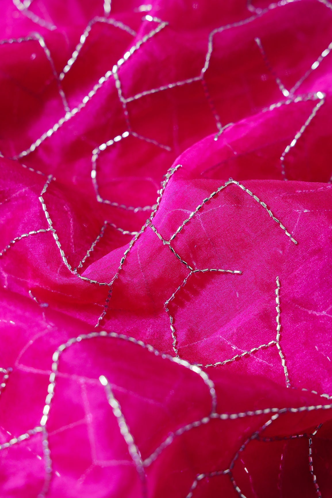 AIzaSyBcstauz-XMPRhEY21AUzeo032pxrXB5Ug - Cut Dana Beads Embroidery On Fuchsia Unstitched Suit Set (3 Piece)