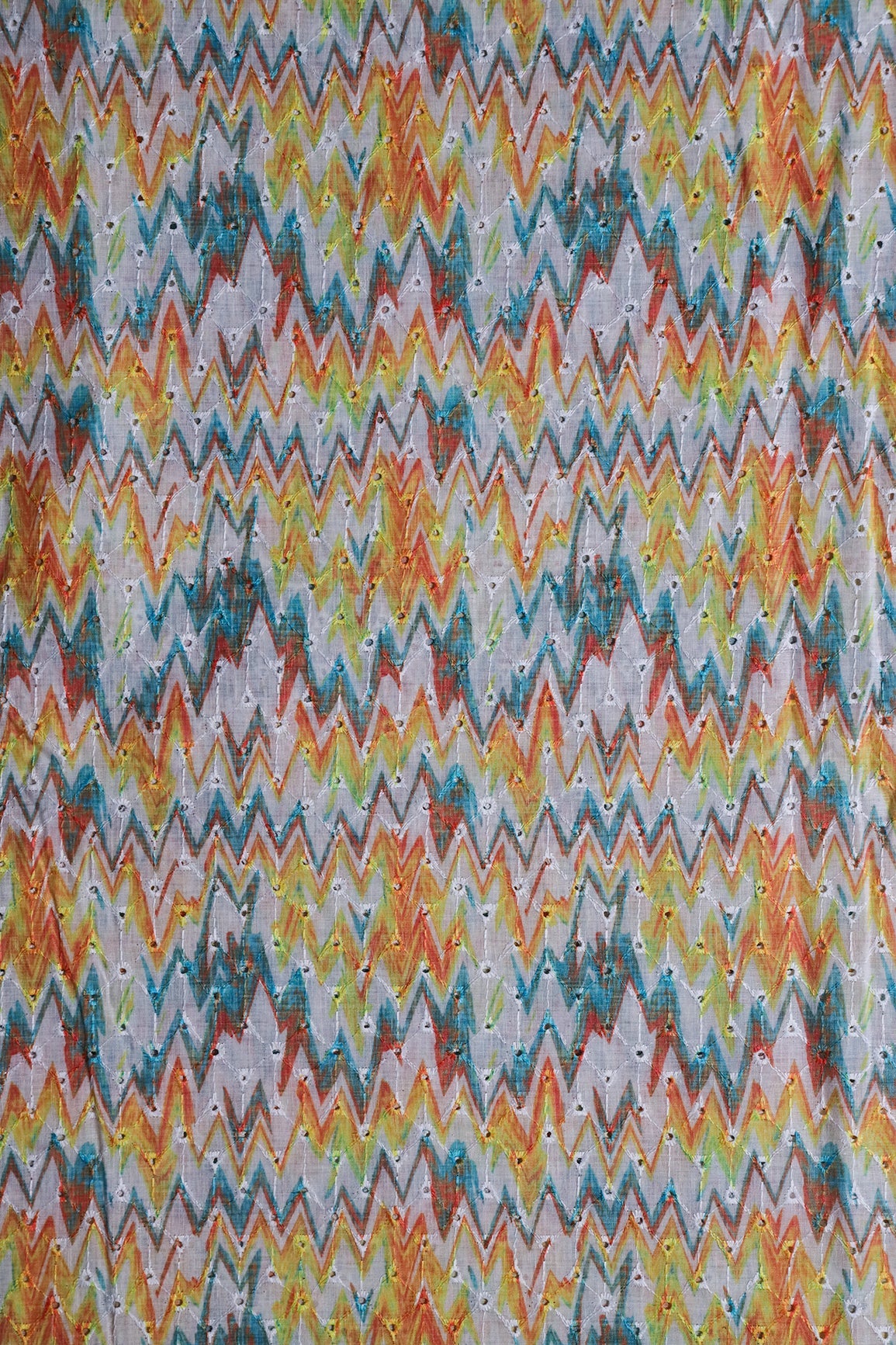 AIzaSyBcstauz-XMPRhEY21AUzeo032pxrXB5Ug - Chevron Digital Print On Hakoba Cotton Embroidery Fabric