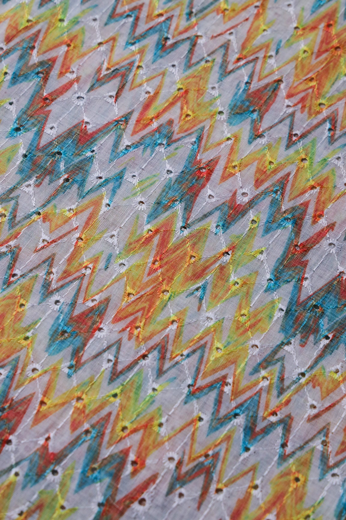 AIzaSyBcstauz-XMPRhEY21AUzeo032pxrXB5Ug - Chevron Digital Print On Hakoba Cotton Embroidery Fabric