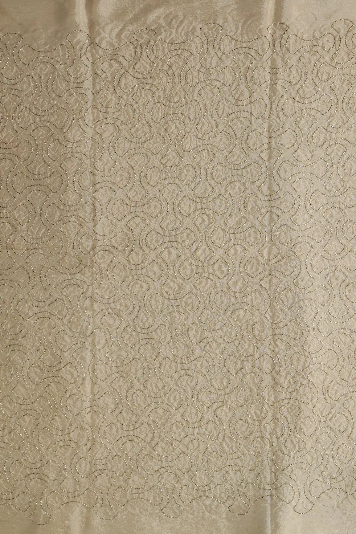 AIzaSyBcstauz-XMPRhEY21AUzeo032pxrXB5Ug - Cut Dana Beads Appealing Abstract Embroidery Work On Beige Chinnon Chiffon Fabric