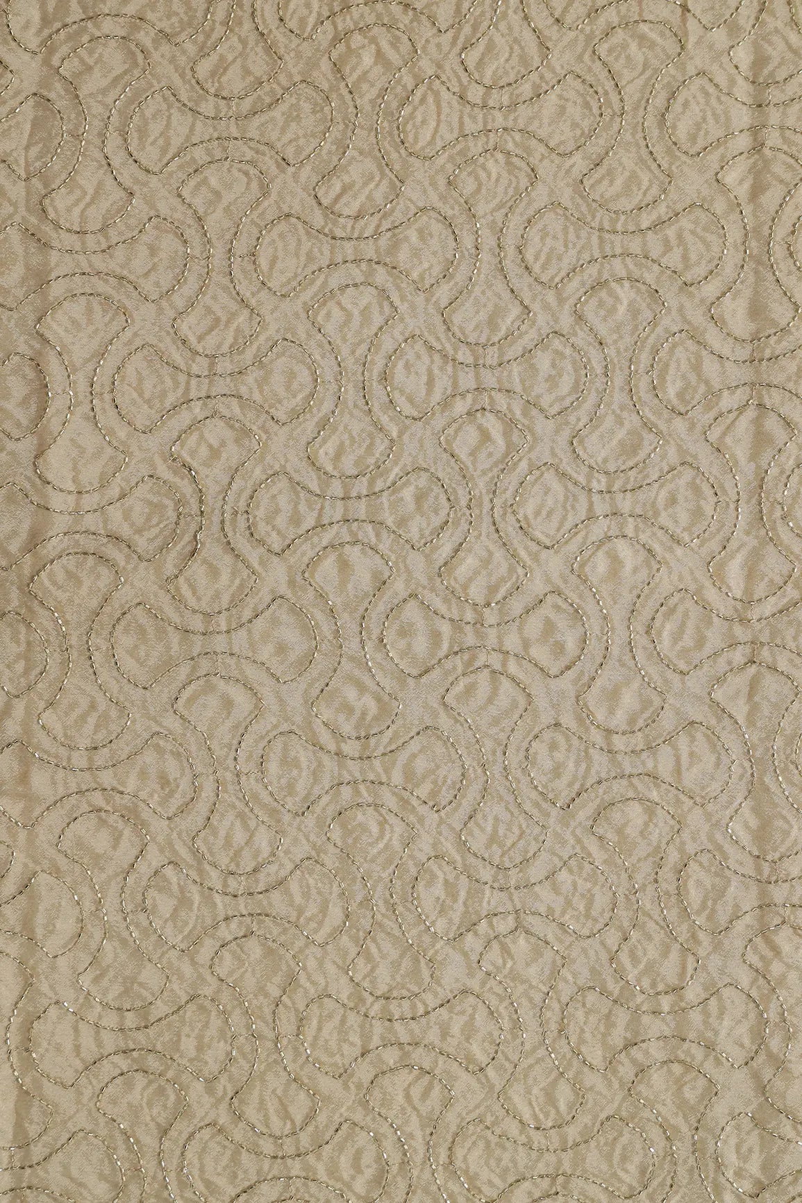 AIzaSyBcstauz-XMPRhEY21AUzeo032pxrXB5Ug - Cut Dana Beads Appealing Abstract Embroidery Work On Beige Chinnon Chiffon Fabric