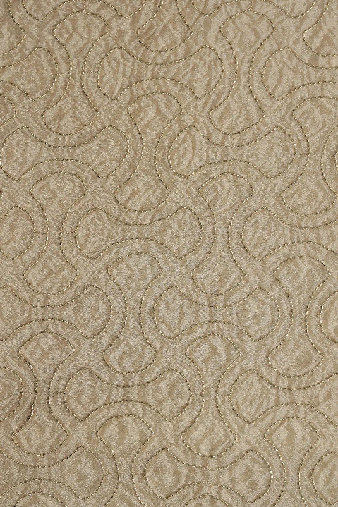 AIzaSyBcstauz-XMPRhEY21AUzeo032pxrXB5Ug - Cut Dana Beads Appealing Abstract Embroidery Work On Beige Chinnon Chiffon Fabric