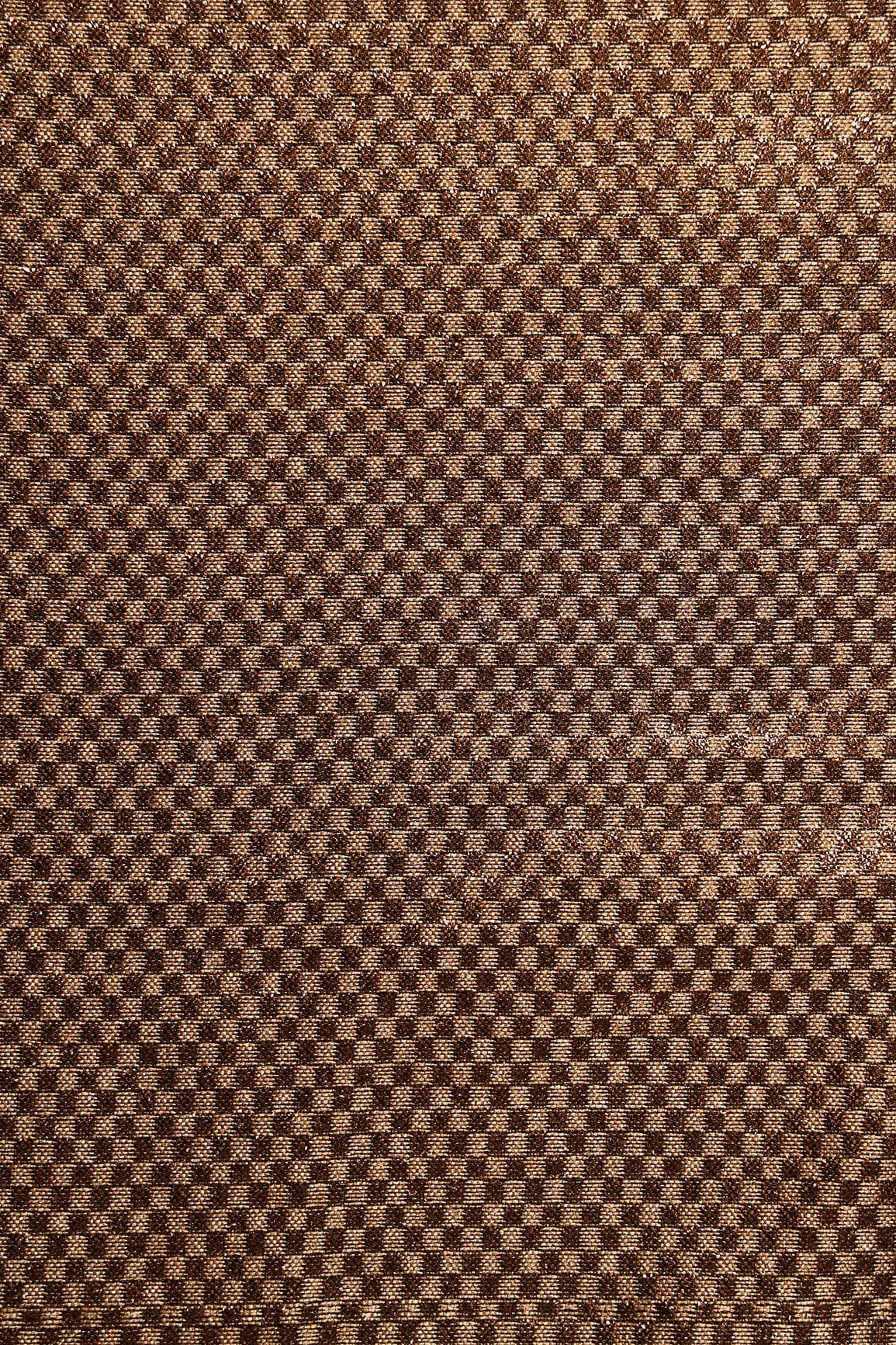 AIzaSyBcstauz-XMPRhEY21AUzeo032pxrXB5Ug - Anmol Black Copper Checks Textured Banarasi Zari Jacquard Fabric