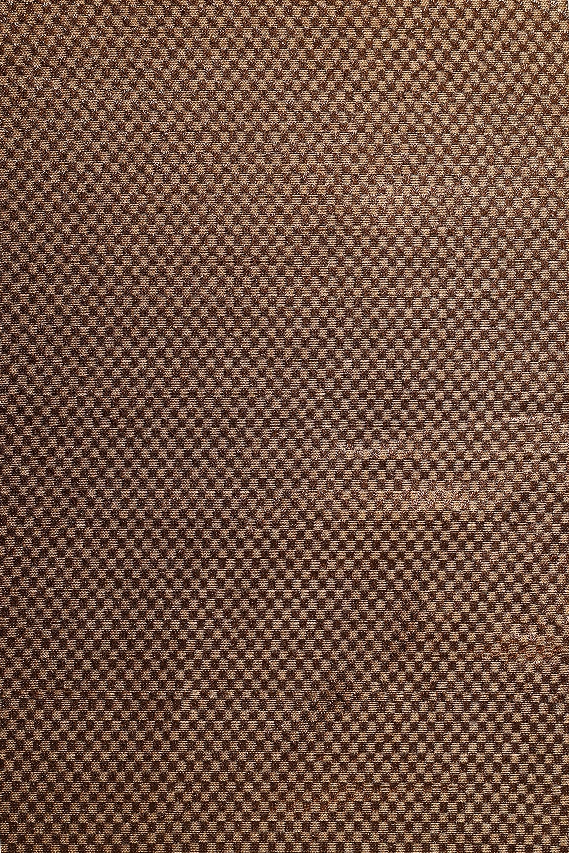 AIzaSyBcstauz-XMPRhEY21AUzeo032pxrXB5Ug - Anmol Black Copper Checks Textured Banarasi Zari Jacquard Fabric