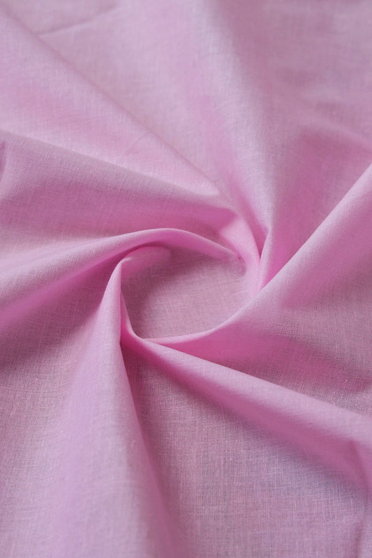 AIzaSyBcstauz-XMPRhEY21AUzeo032pxrXB5Ug - Baby Pink Dyed Pure Cotton Fabric