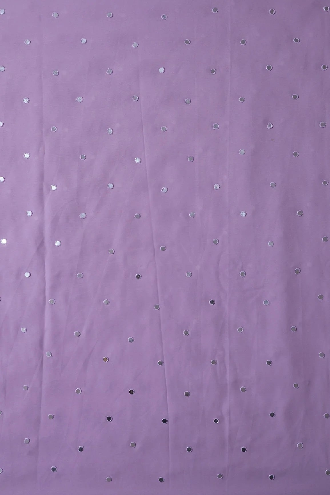 AIzaSyBcstauz-XMPRhEY21AUzeo032pxrXB5Ug - Beautiful Real Mirror Embroidery Work On Lilac Purple Georgette Fabric