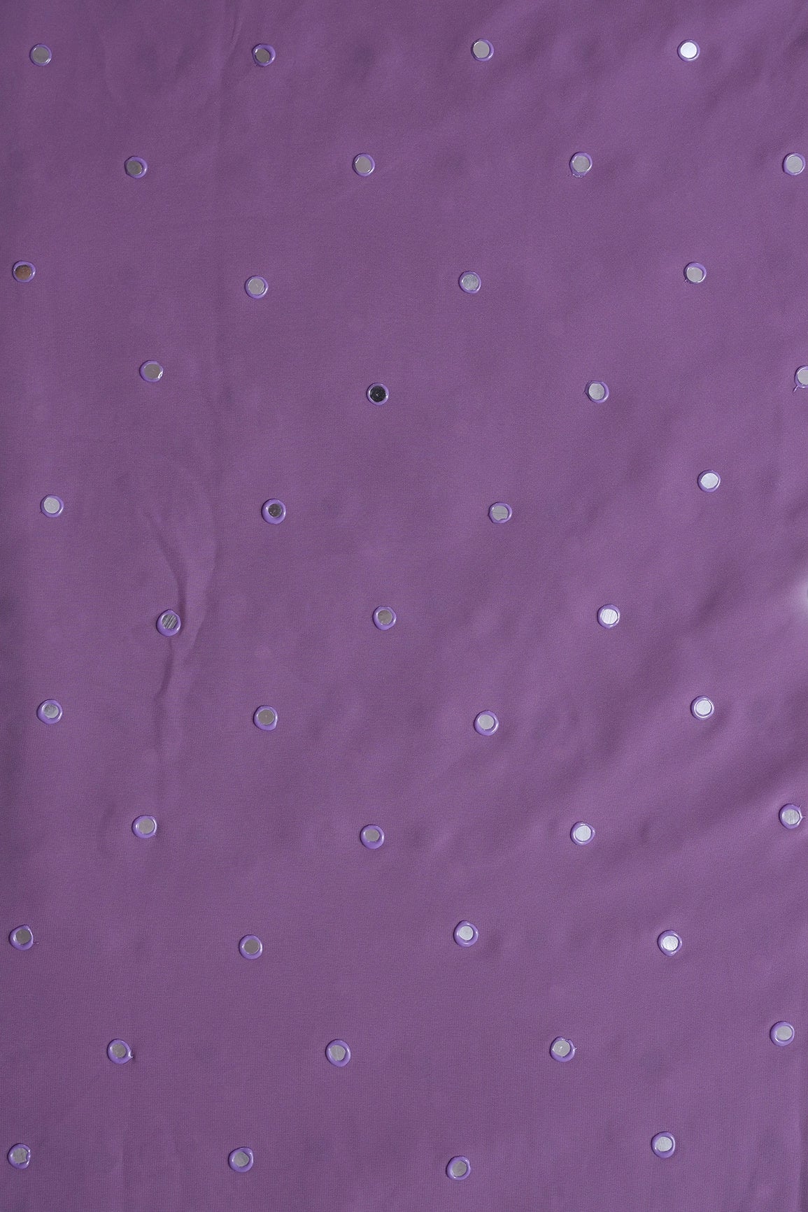 AIzaSyBcstauz-XMPRhEY21AUzeo032pxrXB5Ug - Beautiful Real Mirror Embroidery Work On Purple Georgette Fabric