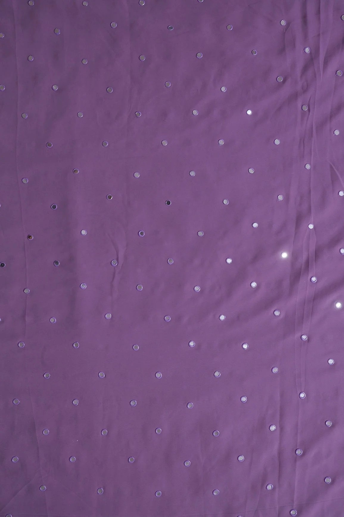 AIzaSyBcstauz-XMPRhEY21AUzeo032pxrXB5Ug - Beautiful Real Mirror Embroidery Work On Purple Georgette Fabric