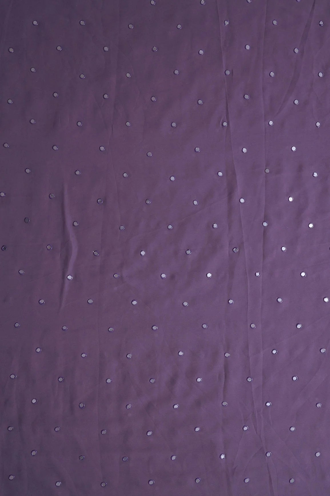 AIzaSyBcstauz-XMPRhEY21AUzeo032pxrXB5Ug - Beautiful Real Mirror Embroidery Work On Viola Purple Georgette Fabric