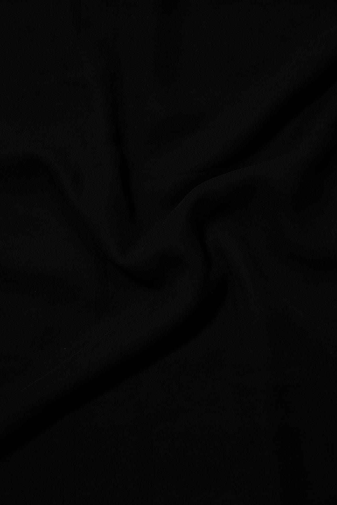 AIzaSyBcstauz-XMPRhEY21AUzeo032pxrXB5Ug - Black Dyed Georgette Fabric