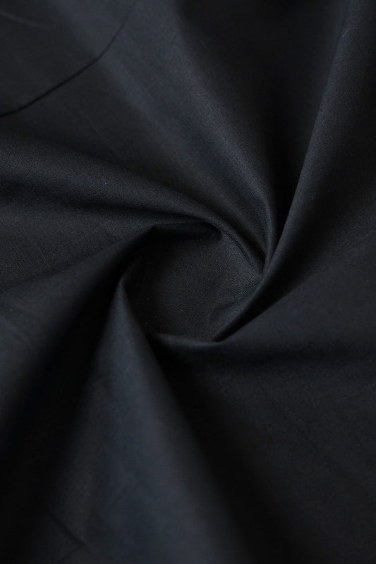 AIzaSyBcstauz-XMPRhEY21AUzeo032pxrXB5Ug - Black Dyed Pure Cotton Fabric