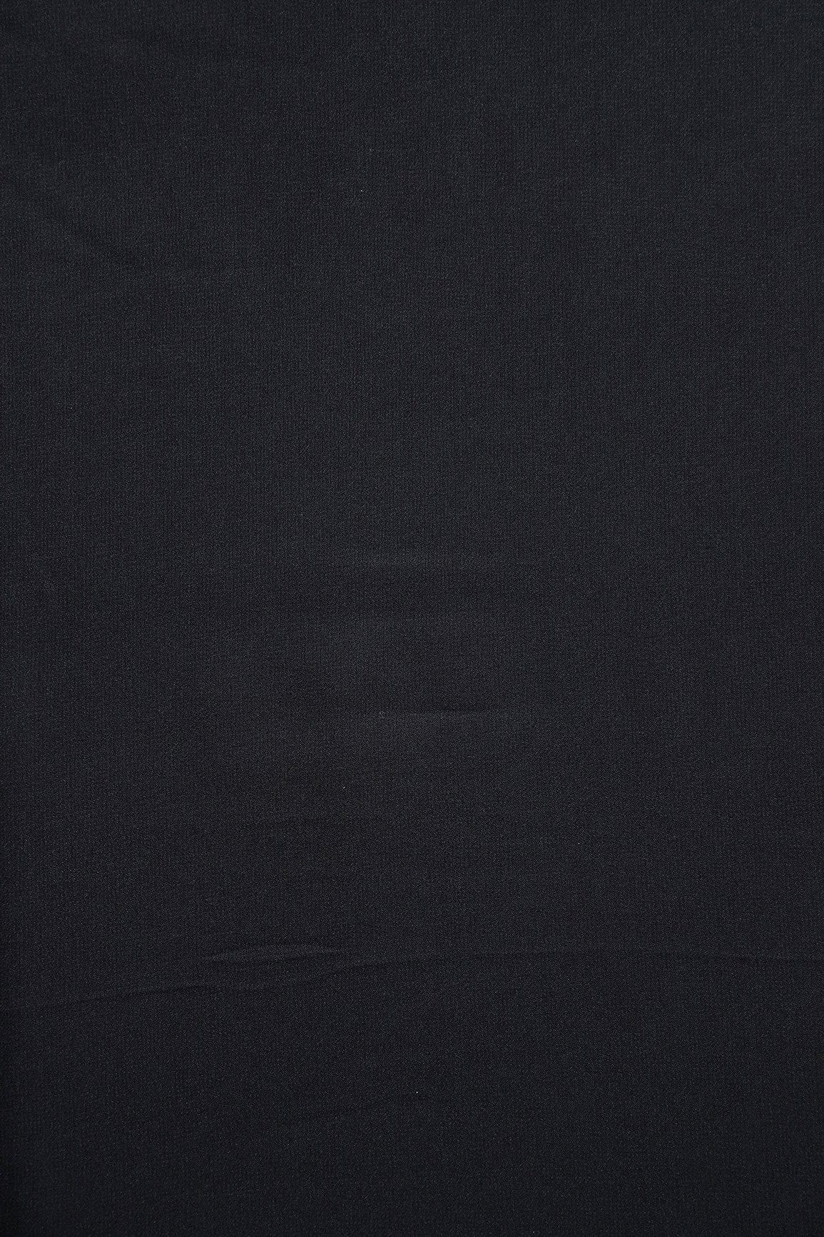 AIzaSyBcstauz-XMPRhEY21AUzeo032pxrXB5Ug - Black Dyed Viscose Georgette Fabric