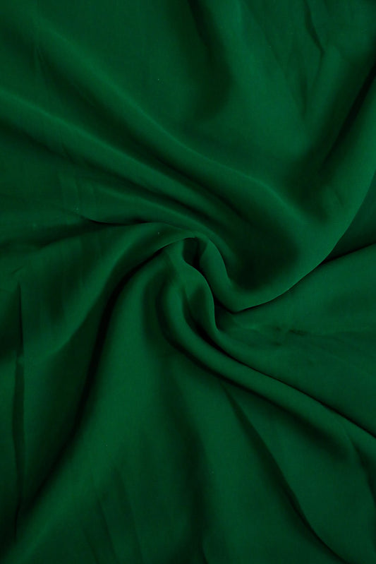 AIzaSyBcstauz-XMPRhEY21AUzeo032pxrXB5Ug - Bottle Green Dyed Georgette Fabric