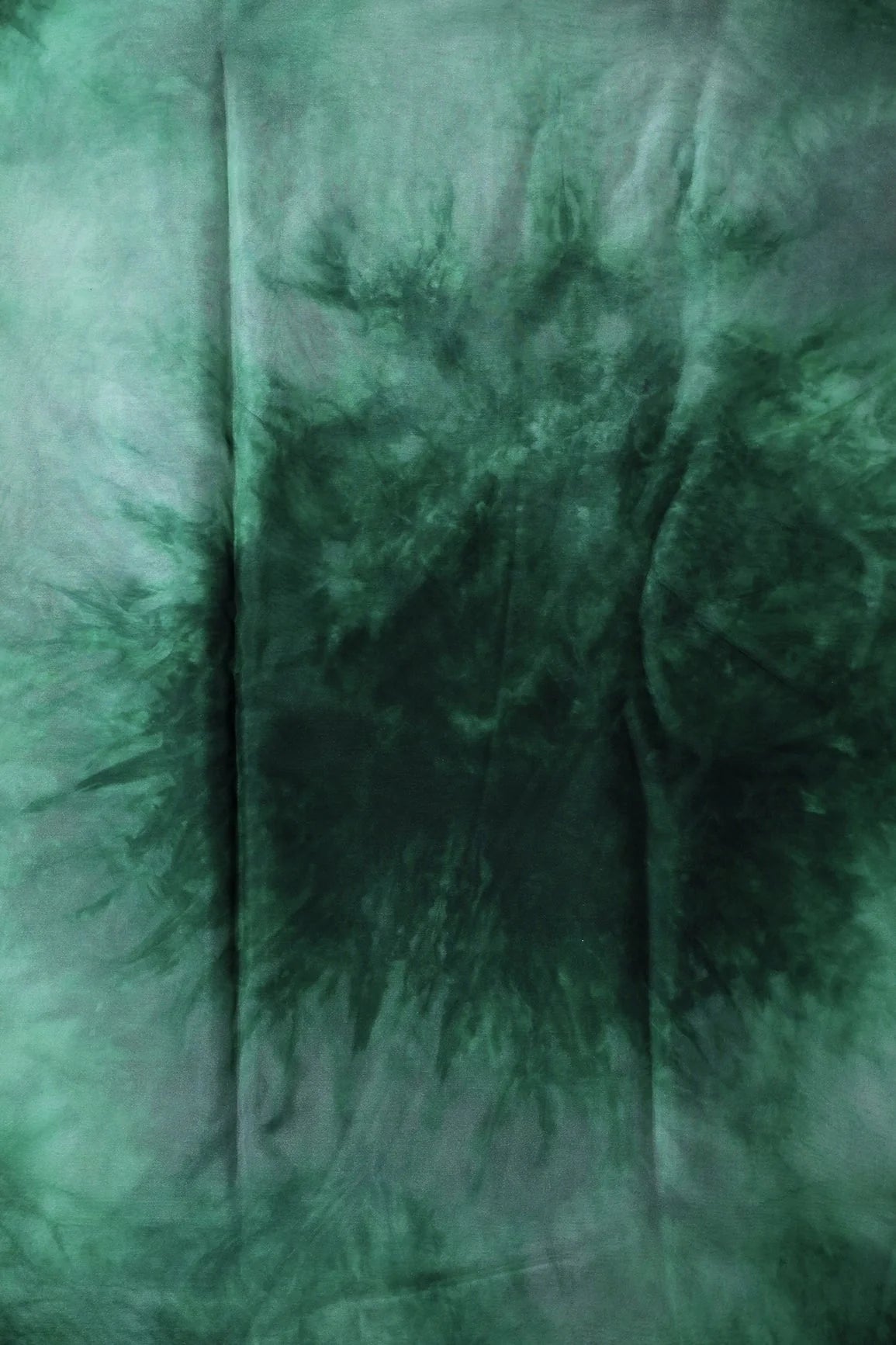 AIzaSyBcstauz-XMPRhEY21AUzeo032pxrXB5Ug - Bottle Green Tie & Dye Shibori Print On Organza Fabric