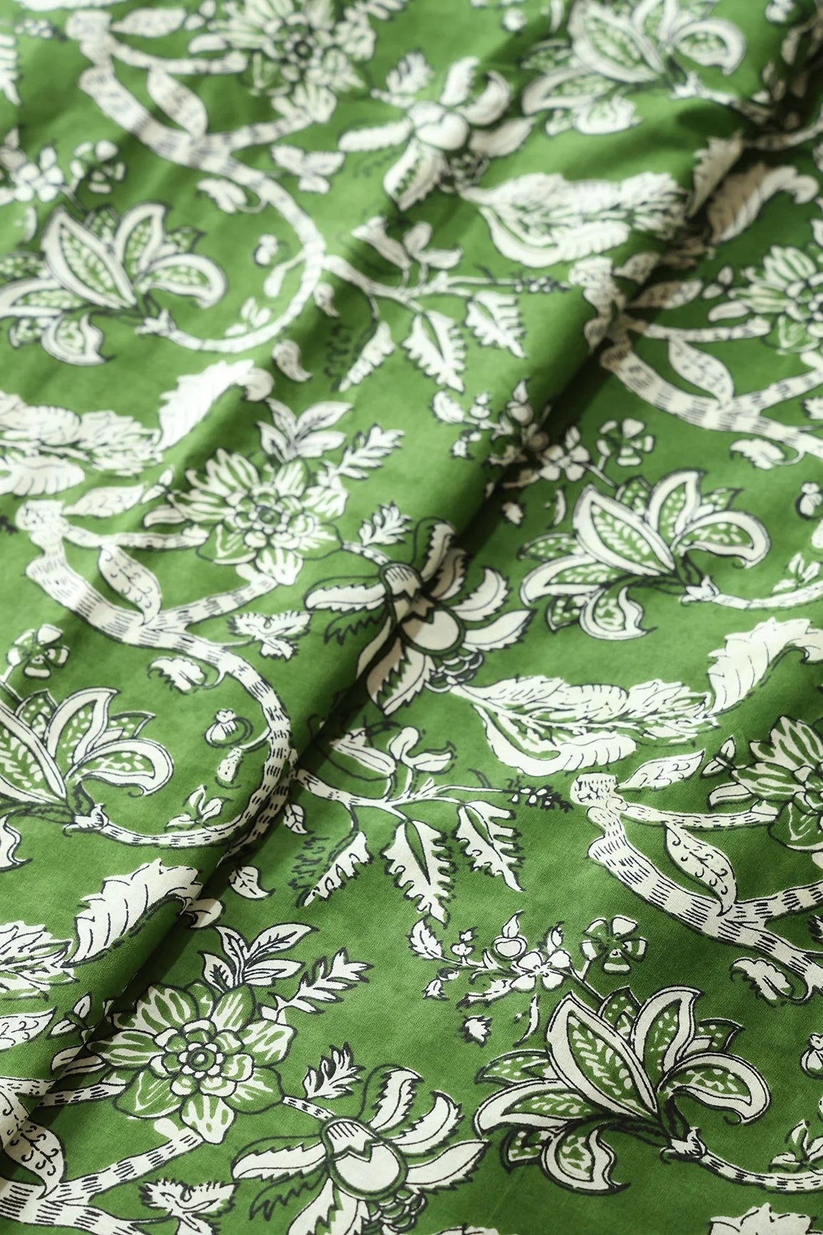 AIzaSyBcstauz-XMPRhEY21AUzeo032pxrXB5Ug - Dark Olive And Cream Pure Cotton Unstitched Suit Set (2 Piece)