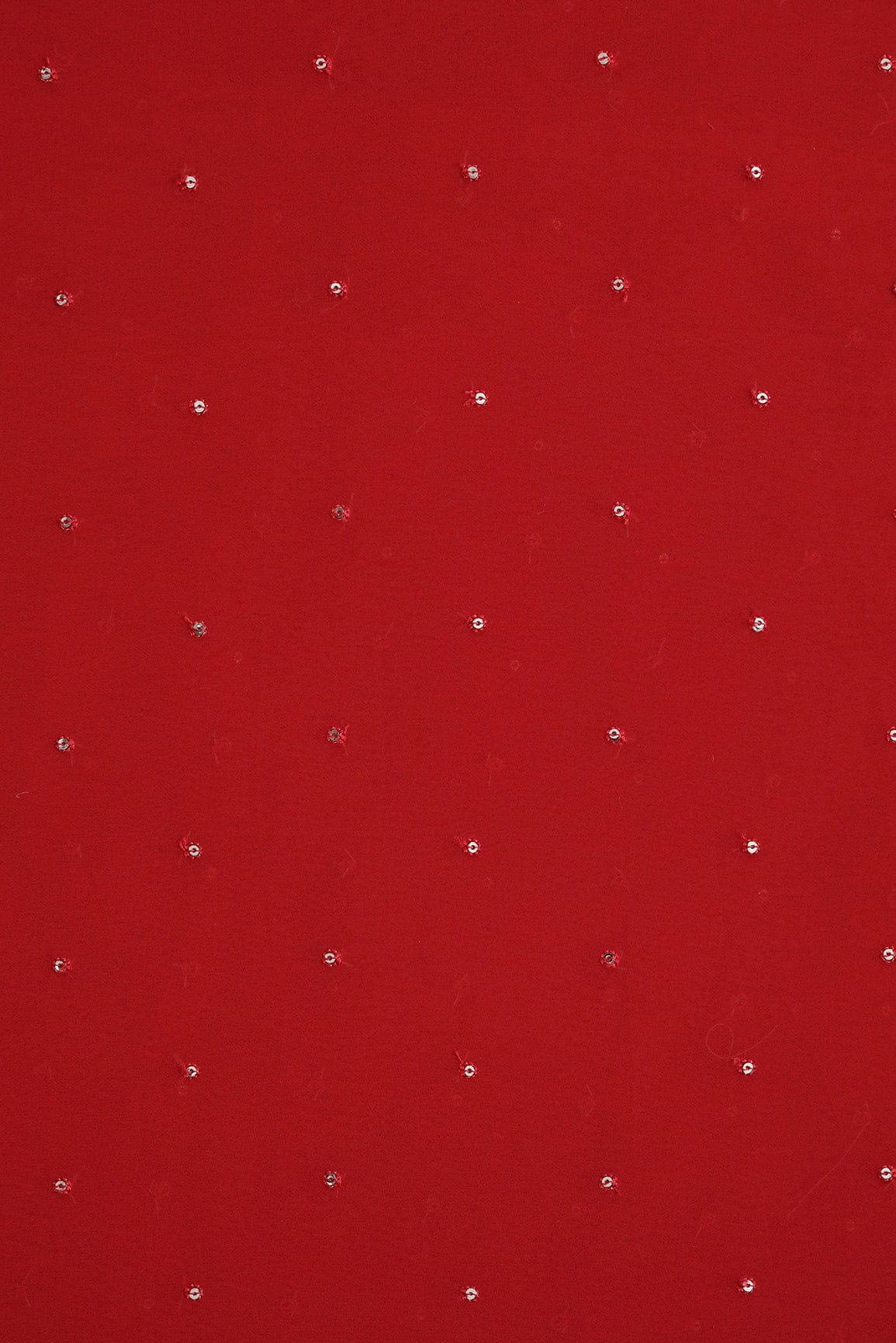 AIzaSyBcstauz-XMPRhEY21AUzeo032pxrXB5Ug - Gold Sequins Small Motif Embroidery Work On Red Georgette Fabric