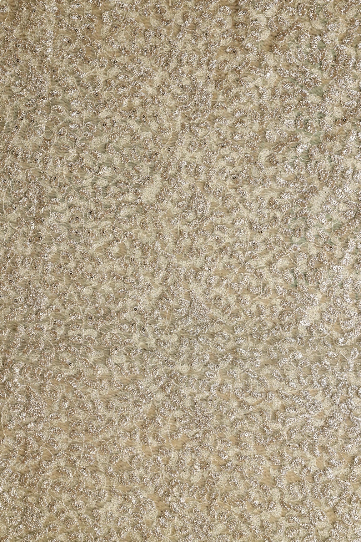 AIzaSyBcstauz-XMPRhEY21AUzeo032pxrXB5Ug - Gold Zari With Gold Sequins Leafy Heavy Embroidery Work On Pastel Yellow Soft Net Fabric