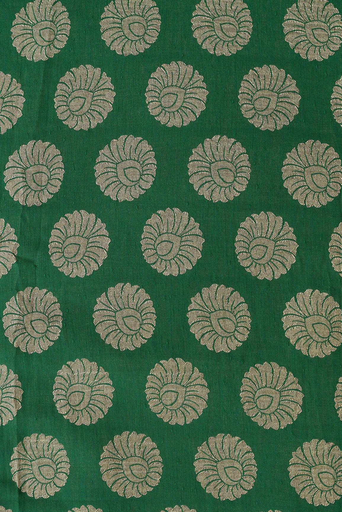 AIzaSyBcstauz-XMPRhEY21AUzeo032pxrXB5Ug - Green Ethnic Butta Pure Taspa Zari Banarasi Jacquard Fabric